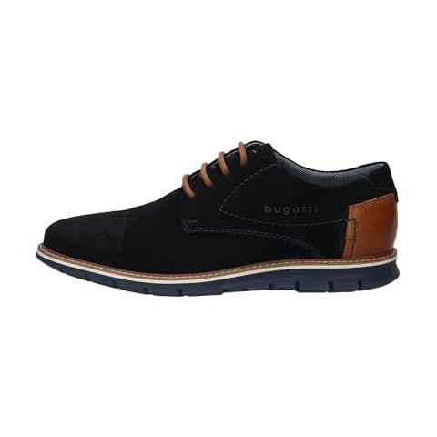 bugatti Men's Lace Up Shoes in Blue Cover