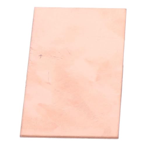 AllGIFT Pure Copper Sheet,DIY 100x50mm T2 Copper Discs Durable Blanks Metal Sheets for Crafts, Electrical Repairs, Industry(1.5x50x100mm)