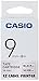 Produktbild Casio EZ-Label Printer XR-9SR1 Schriftband selbsthaftend 9 mm x 8,0 m schwarz auf silber