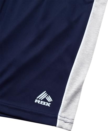 RBX Boys' Athletic Shorts - 2 Pack Breathable Poly Fleece Performance Shorts with Pockets - Active Shorts for Boys4