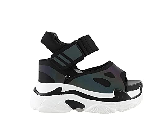 Anthony Wang Women's Open Toe Platform Wedge Sandals2