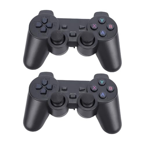 Leftwei TV Gaming Console Stick, HD Video Output 2.4G Wireless Controller Dual Player Retro Game Console Kit with Built in High Performance Gaming Chip, Ideal for TV Computer Laptop (64G)