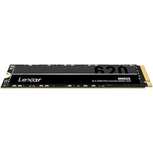 Image of Lexar NM620 SSD 2TB PCIe Gen3 NVMe M.2 2280 Internal Solid State Drive, Up to 3300MB /s Read, for Gamers and PC Enthusiasts (LNM620X002T-RNNNU)