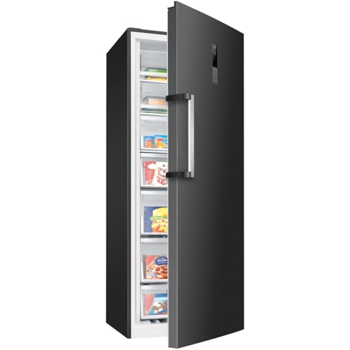 Bomann® Congélateur Nofrost GSVS 7365 - Largeur 70 cm - 2 en 1 - Réglable au froid - 186 cm - Congélateur - 5 tiroirs et 2 compartiments - Butée de porte...