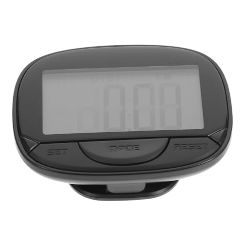 BIUDECO 1 Set Portable Fitness Pedometer Accurate Step Counting Device with Clip Lightweight Easy to Carry for Walking Jogging Running Great Present Idea for Active Random Color