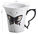 Handmade Ceramic Mug, Butterfly Theme, Hand-painted, Jingdezhen Ceramics, Coffee/Tea/Dessert Cup (blake)