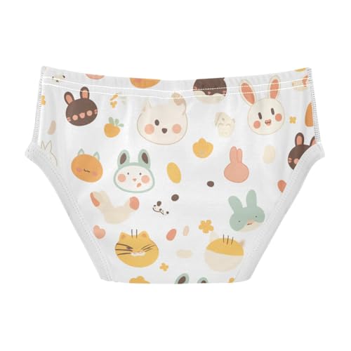 KLL Cute Animals Seamless Pattern Toddler Boy Comfort Nighttime Underwear Breathable Undies2