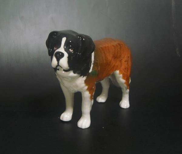 Amazon.co.jp: 陶器市x Beswick セントバーナード 犬 フィギュリン