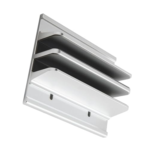 Soporte universal ajustable de aluminio para laptops y tablets