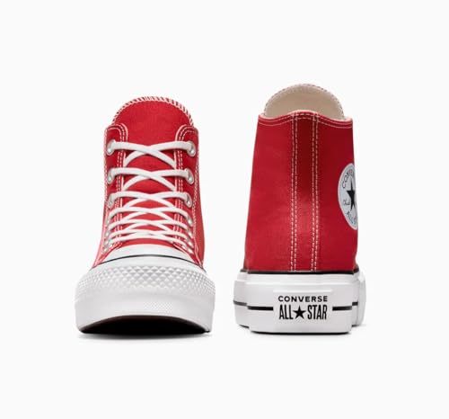 Converse CTAS Lift Platform Hi Womens, Red, Size 9.53