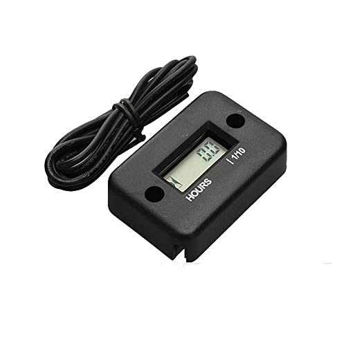 RYOZAI velocímetro Moto Sikeo Display Medidor De Horas Digital Motocicleta Bicicleta Motores De Barcos Motores A Prueba De Agua Indicador Medidor De Horas (Color : 44)