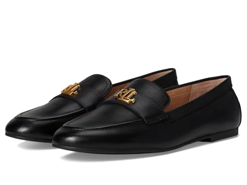 Opiniones de Ralph Lauren Woman comprados en linea. 46 Lauren Ralph Lauren - Mocasín de Piel bruñido para Mujer, Negro -, 26.5 cm