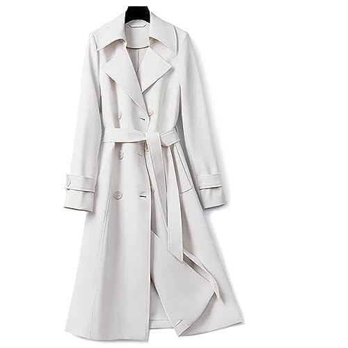 Fashion Autumn Women Trench Coat Double Breasted Long Windbreaker Streetwear Trench Outerwear4