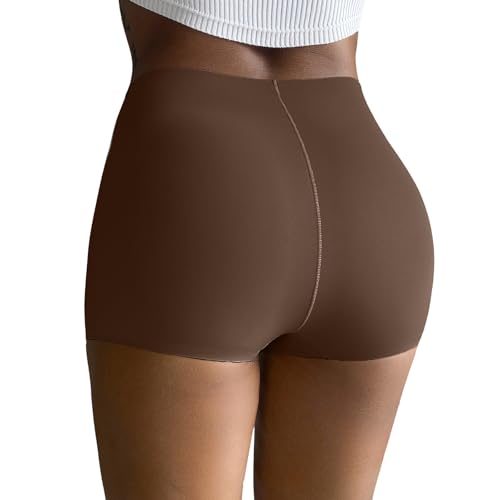 Image of FallSweet No Show Boy Shorts Underwear for Women Seamless Panties Boxer Briefs Pack
