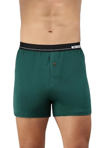 Image of &Circus Men's Puresoft Beechwood Modal Boxers | Ultra Soft Elastane Stretch Mens Breathable Boxer Innerwear Men