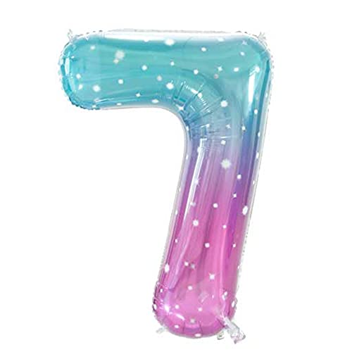 誕生日 バルーン 数字 パーティー 飾り風船 0-9 星のグラデーション 装飾 デコレーション 40インチ 大きい バルーン 結婚式 記念日 子供 大人兼用
