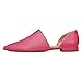 YDN Women Pointed Toe D'Orsay Ballet Flats V Cut Low Heels Slip On Office Dress Loafer Shoes Size 12 Fuchsia