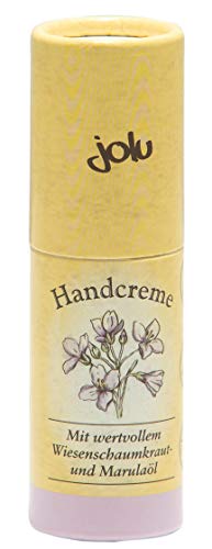 jolu Naturkosmetik feste Handcreme für sehr trockene Hände, vegan, ohne Parabene, Mineralöl und Silikone 30ml Cover