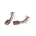 2x Trade-Shop Bronze Motorkohlen Kohlebürsten 4,5x8x11mm kompatibel mit Bosch GSB 140-LI, GSB 180-LI, GSR 18V-21, GSB 18V-21 Bohrschrauber