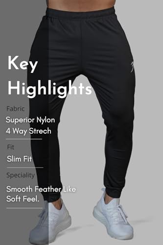 Image of FUAARK Men Track Pant Gym Workout Jogger with Pocket