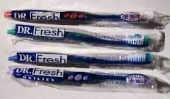 144 Dr. Fresh Premium Prepasted Disposable Toothbrushes Individually Wrapped By Cayenas #TOP2