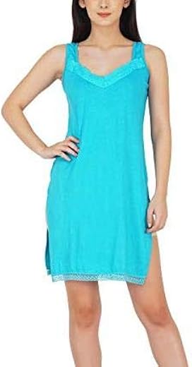 BLAZON Women's Cotton Hosiery Fairy Full Slip (Available Sizes: S, M, L, XL, 2XL, 3XL, 4XL, 5XL)