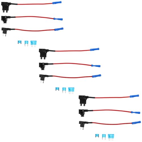 Adaptador de fusibles mini de 12V para conectar cámaras de salpicadero y pantallas en el coche