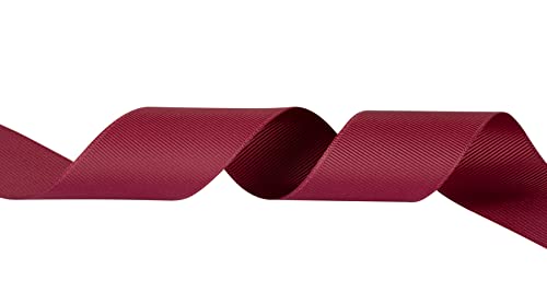Fondersy 38mmX 91M Solid Grosgrain Ribbon for Gift Wrapping Parties Wedding Decoration, Crafts Sewing(Burgundy) - Image 3