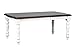 Sunset Trading Andrews Dining Table, Antique white with distressed chestnut top