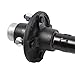 Yunnergo Trailer Axle 2000 lbs 5 Lug 71 Inch Hubface 58 Inch Spring Center Straight Steel Axle Tube with U-Bolt Kit 4 * 4 Bolt Pattern