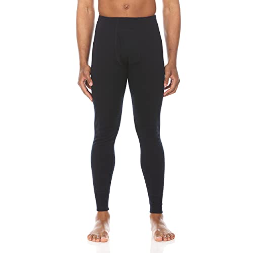 Men's Midweight 100% Merino Wool Base Layer Bottom - Winter Weather Long Johns - Cold Weather Gear - Anti Odor