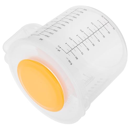Tazón para mezclar con tapa 2.5 L blanco plástico miniatura 1