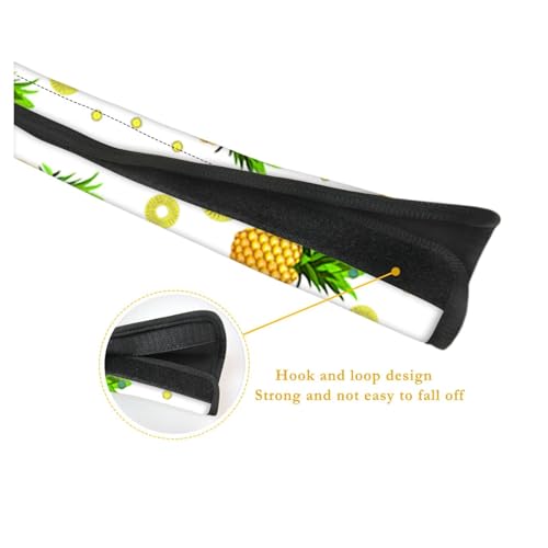Image of 6 Pcs Fridge Microwave Door Handle Covers Universal Kitchen Appliance Protective Gloves Water-Resistant Keep Handles Clean, Wizard Hat Black Cat Crow Maple Moon Pumpkin