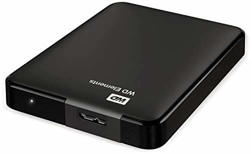 Image of WD 500 GB Elements Portable External Hard Drive - USB 3.0, Black
