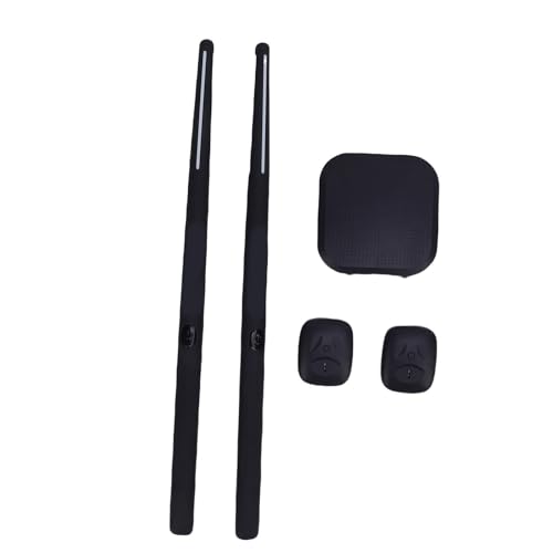 LUCKDANO Air Drums Air Drum Sticks Kit Multifunktionales 3D-Bewegungssensor-E-Drum-Set mit 8 Sounds und Fußpedal Tragbares und Interaktives Trommelerlebnis für Alle Altersgruppen