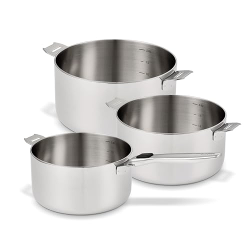 Série De 3 Casseroles Inox 16/18/20cm - 101210