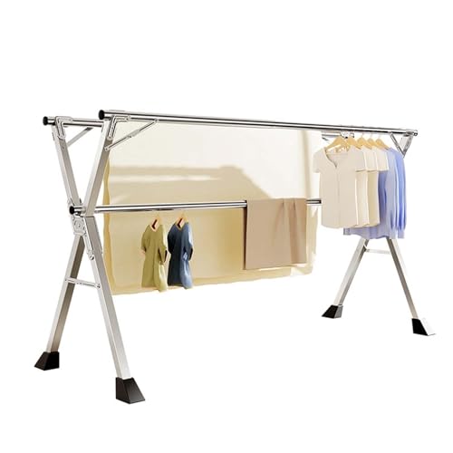 Étendoir à linge réglable de 240 cm pour grand balcon et maison