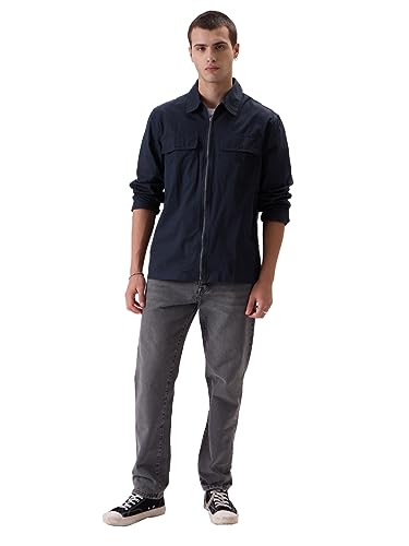 Image of The Souled Store Men's Solid Oversized Fit Shirt