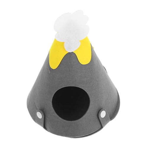 TOYANDONA Waschbares Haustierversteck Aus Filz Hamsterbett Kaninchenhütte Chinchillahaus Igelunterkunft Hamsterhaus Meerschweinchenkäfig Waschbare Meerschweinchenhütte Komfortables Haustierv