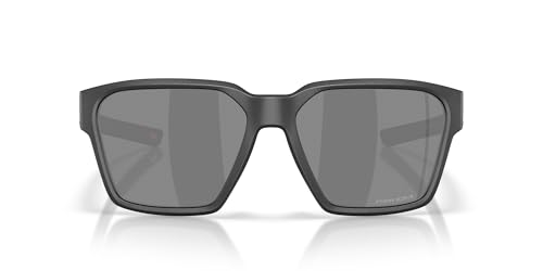 Oakley Men's OO9497 Briza Square Sunglasses, Steel/Prizm Black Iridium, 58 mm
