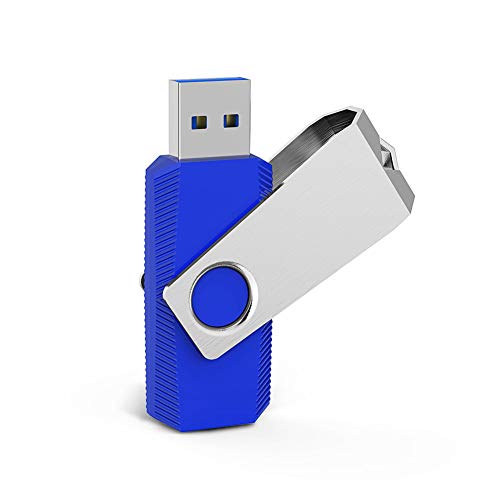 Memoria USB 64GB, TOPESEL Pendrive USB 3.0 Stick Flash Drive Memoria Stick Llave USB, Azul