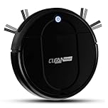 Robot aspirateur Laveur 3-en-1 Intelligent, Aspiration/Lavage/séchage performants, autonomie 150 Minutes, Nettoyage Automatique sécurisé, Design Compact, Fonctionnement Silencieux - pour sols durs