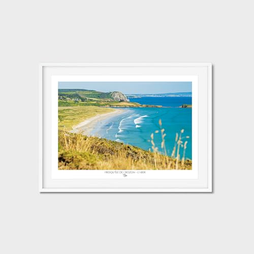 Affiche Décoration Murale de la Plage de l'Aber par Fabrice Gallou