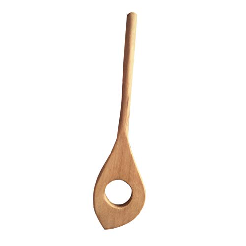 Cabilock Rocher Spoon Wooden Mixing Egg Stirring Rod Teaspoons Mixing Spoon Stirrer