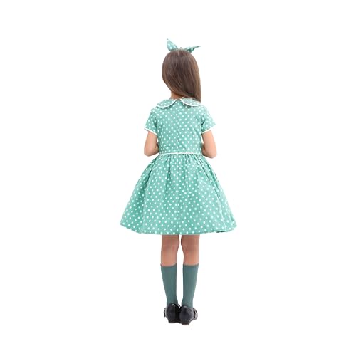 Vestido Retro 50s con Lunares para Niñas miniatura 2