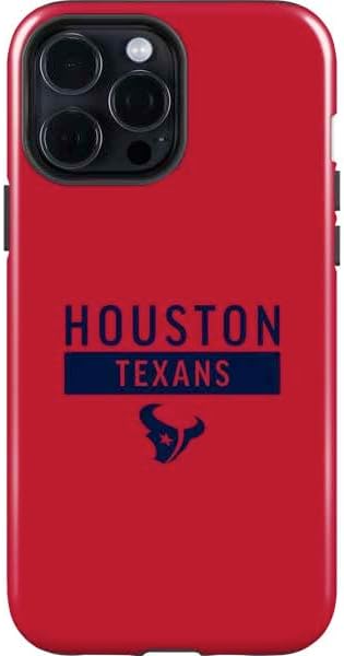 Skinit Impact Phone Case Compatible with iPhone 15 Pro Max - Officially Licensed NFL Houston Texans Large Logo Design