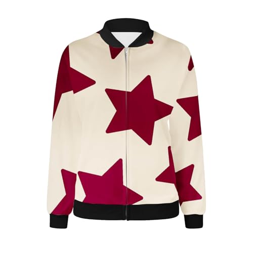 Star Graphic for Women Fall Winter Coats Women 2025 Y2K4