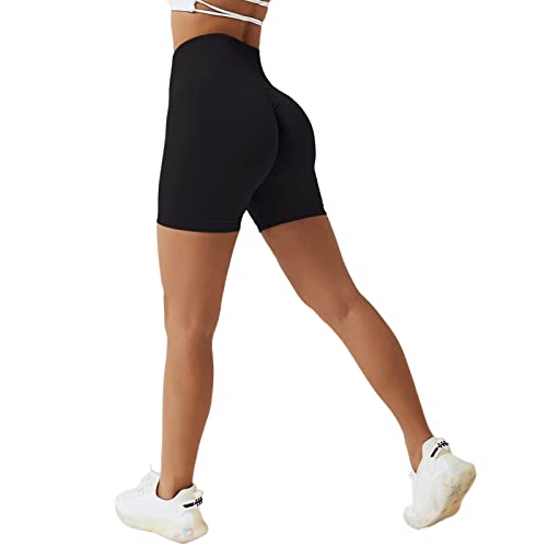 Arkim Sport Shorts Damen, Scrunch Butt High Waisted Kurze Sporthose Damen,...