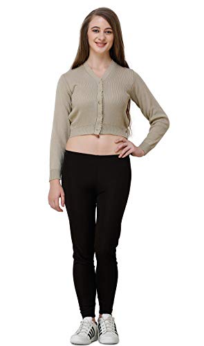 Image of Women Winter Wear V-Neck Full Sleeves Regular Fit Woollen Blouse