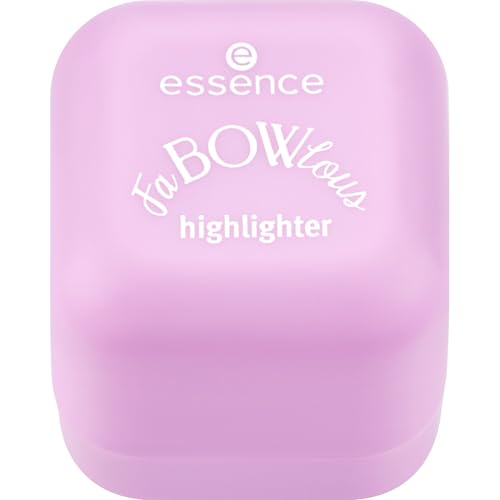 essence FaBOWlous highlighter, Nr. 01, Pink, strahlend, schimmernd, vegan, ölfrei, ohne Parfüm, ohne Alkohol, 1er Pack (3.2g)
